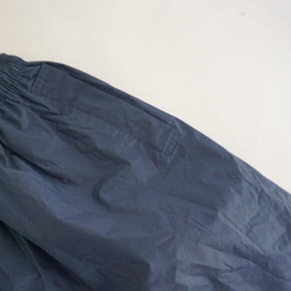 Vintage Wetskins Navy 100% Nylon Pvc Backing Waterproof Elastic Waist Pants XL - Picture 7 of 9